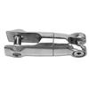 Double Anchor Swivel Connector 316 Stainless Steel Heavy Duty Multi Directional Mooring Connector 3200 Lbs Capacity for