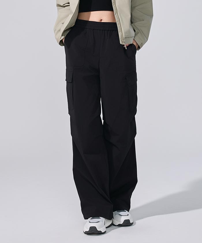 DISCOVERY EXPEDITION Freshvent Women'S Wide Cargo Pants (Black)
