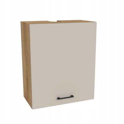 Kitchen Cabinet Upper Hood 60/72 Capri Body Oak Evoke Front Cashmere Ma