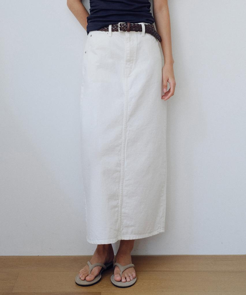 Yulago Denim H-Line Long Skirt