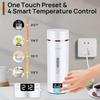 Travel Portable Electric Kettle,Tea Coffee Kettle, Boiled Water Kettle for Rapid Heating & Boiling, Leak Proof & Heated-Insulated, 450mL & 304