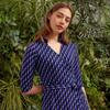 Lipbbam Creora Derosi Cara 3 4 Sleeve Long Wrap Dress Ldm11dj01