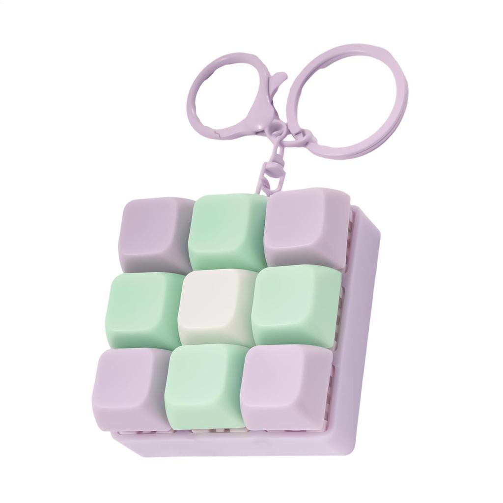 Fidget Decompressions 9 Keyboard Antistress Toys Stress-relieving Finger Keyboard Games Keychain Keyboard Clicker Fidget toys