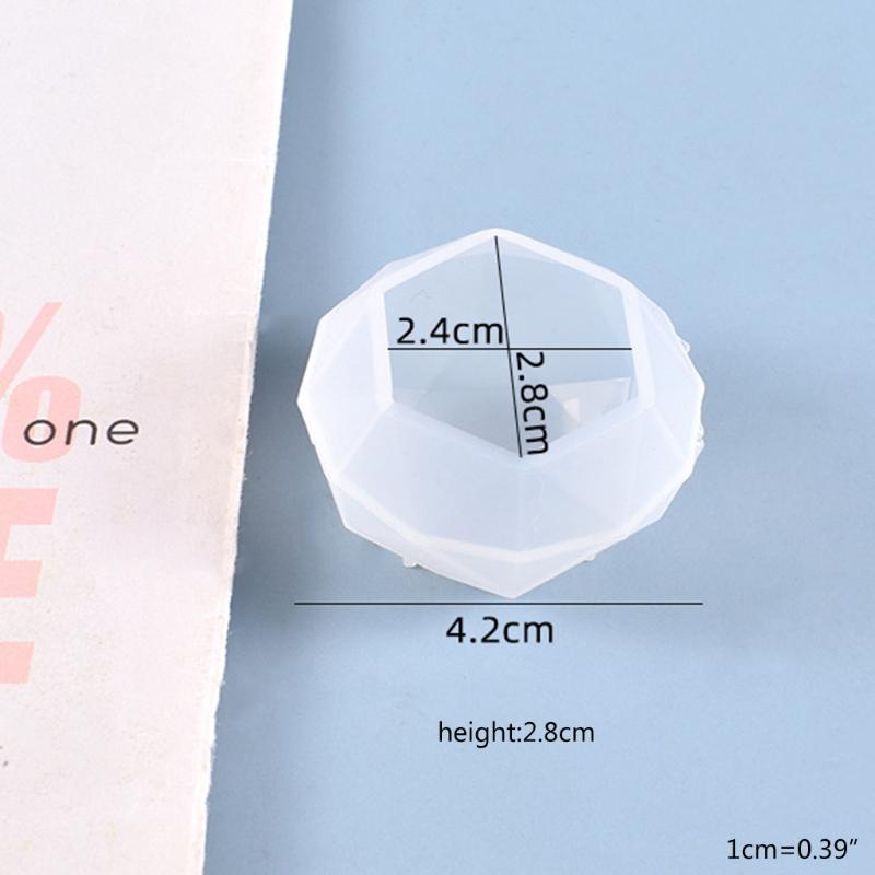 Handicrafts Crystal Epoxy Resin Mold Desktop Ornaments Silicone Mould Handmade DIY Crafts Diamond Jewelry Casting Mold