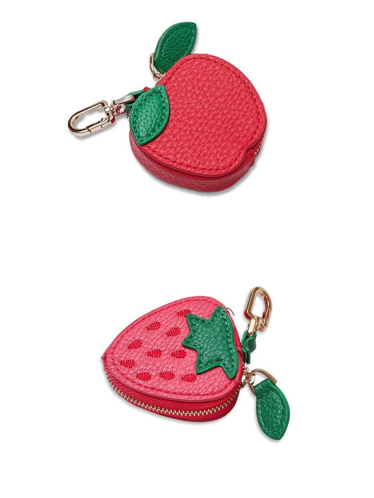 Beliebte Frucht-Münzbörse Schlüsselanhänger: Frisch, Schlicht, Anhänger-Taschenanhänger gegen Verlust