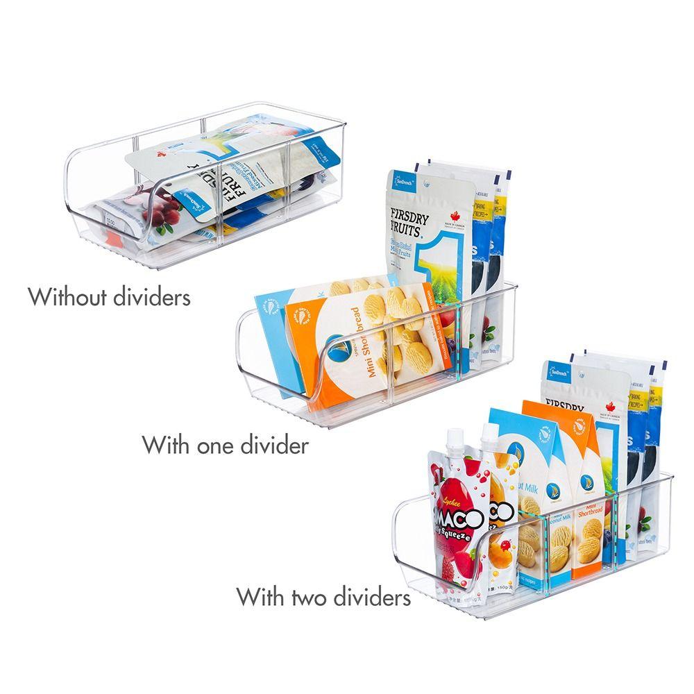 Clear Plastic Spice Packet Rack Clear Display Containers Durable Pantry Organization  Fridge