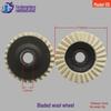 Fine Wool Felt 125mm Black Mesh Grinding Wheel for Angle Grinder Polishing - 5" Flat 115 Type