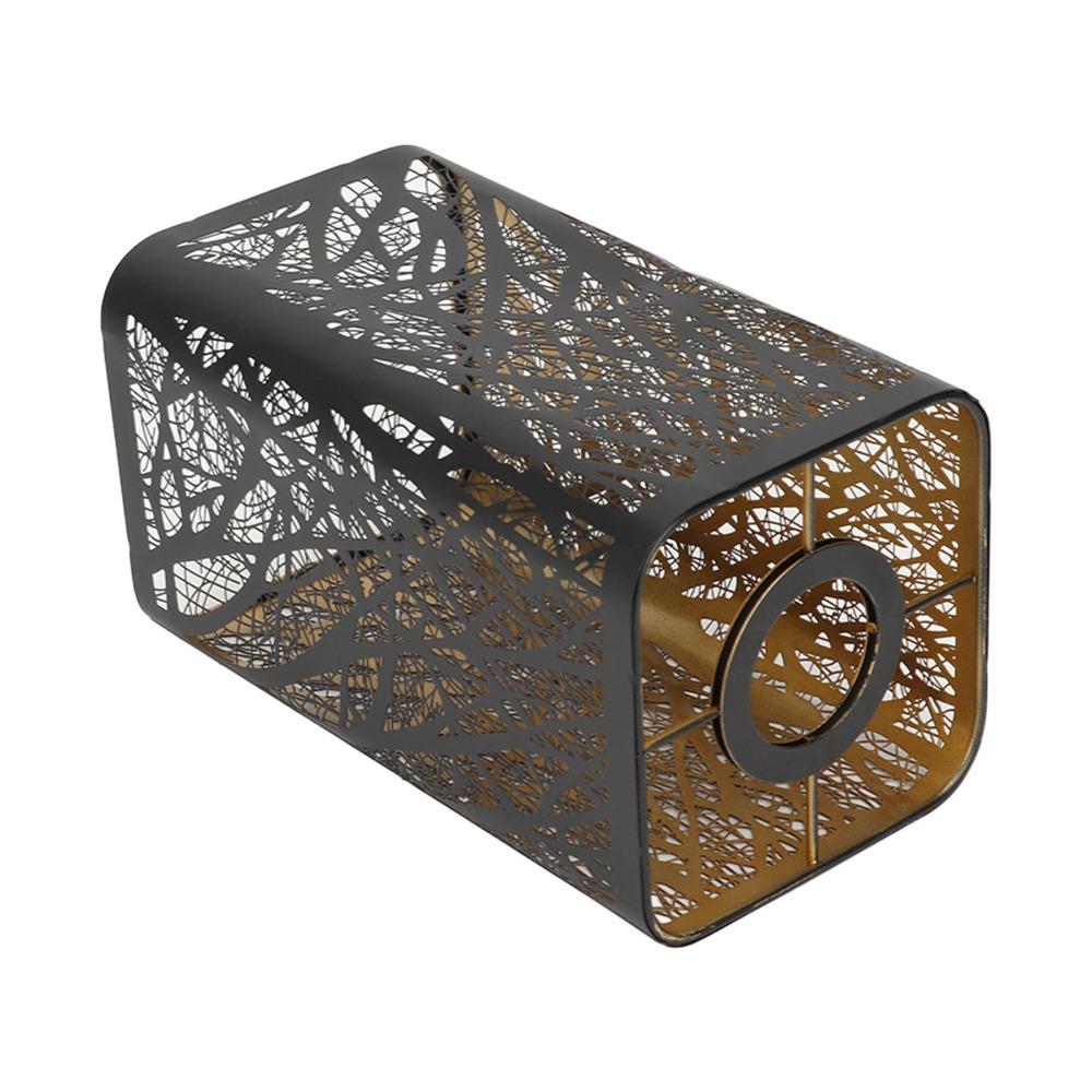 Modern Iron Lampshade Geometric Pattern 7.87 Inch Height Lamp Cover Wall Lamp Shade Bedroom