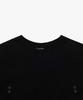 Liomeu Curved Incision Washed Short Sleeve T-Shirt_Black