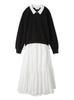 Emi Knit and Skirt Set 13WFO254046BLK0 Zip-Up