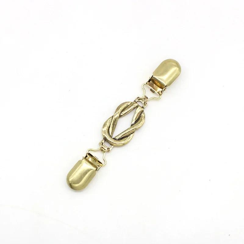 Sweater Cardigan Clip Duck-Mouth Flexible Beaded Pearl Pin Brooch Shawl Shirt Collar Buckles For Clothing Decoration