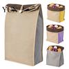 Kitchen Pantry Storage Bags Self Sealing Potato Bag, Breathable Non-woven Roll Top Closures Ingredient Organizer, Reusable Large Capacity Bag