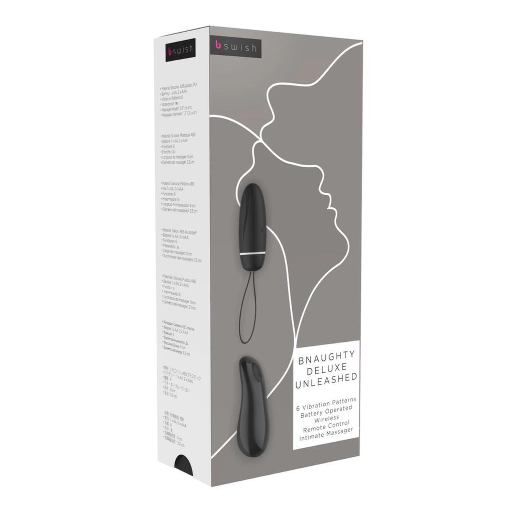 Vibrating Egg - B Swish bnaughty Deluxe Unleashed Black