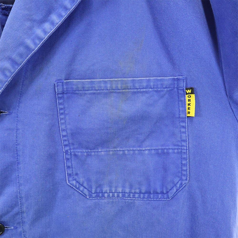 EURO WORK 70s 80s Vintage Euro Work work Chester coat Blue x navy Men's Used