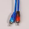 Car Mp3 Audio Rca Y Splitter 1Rca Female To 2Rca Male Adapter One Female To Two Male Cord Converter For Car Audio Amplifier