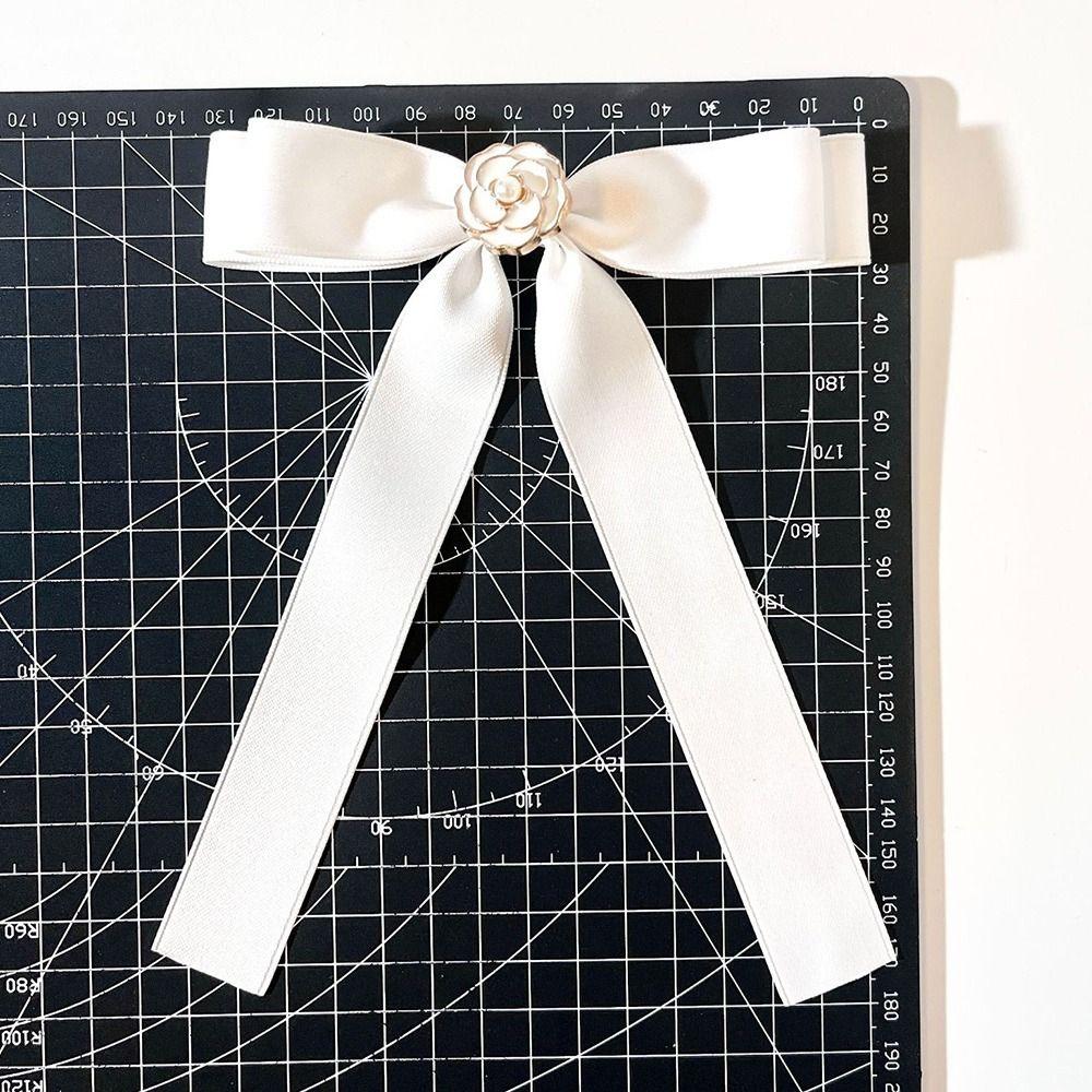 Rhinestone Shirt Brooch Simple Collar Texture Bowknot Accessories Bow Tie  School Student