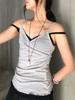 APOEM Wrap Shirring Sleeveless (3C)