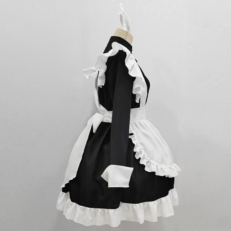 Maid Costume Large Size Long Sleeved 