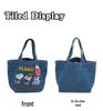 2024 Snoopy Denim Tote: Cute Cartoon Lunch Bag & Small Box