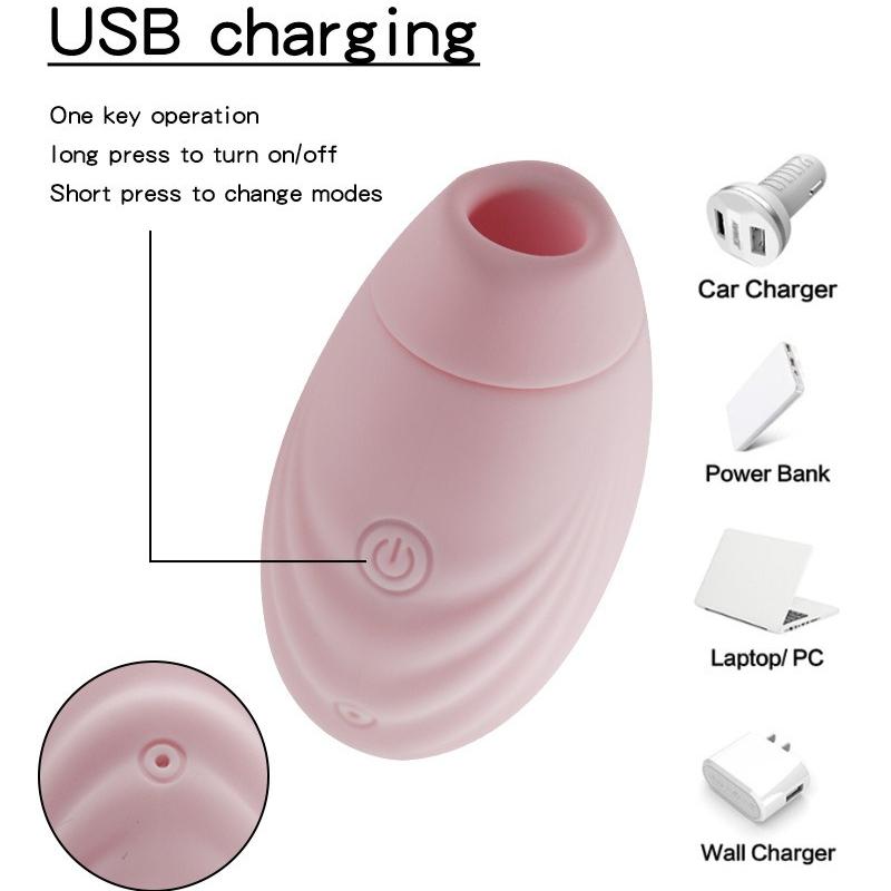 Multi - Speed Suction Vibrator Nipple Sucker for Women Quiet Waterproof Adult Sex Toy