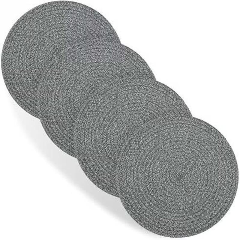 Abay Round Woven Cotton Placemat