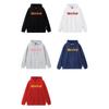 Wassup Trendy Brand Letter Sweatshirt for Men, Hooded, Loose, Casual, High Street Top, Jacket, Autumn and Winter, Fleece-Lined, Couple Style