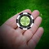 Golf Ball Marker with High Precision Portable Putting Green Reader Plastic Golf Marker Clip Professional Green Reading Training