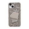 Niche Style Wrinkled Irregular Mirror Case Compatible with Apple 17 Phone Case iPhone 16 Pro Max New Model 14/15