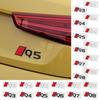 1PCS Q3 Q4 Q5 Q6 Q7 Q8 Emblem Letters Sticker Car Trunk Badge Decals For Audi A4 B7 A7 Sline S3 A8 A3 A1 A5 Q5 Q3 TT Q2 Quattro