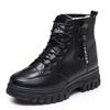 Shoes Fashion Winter Warm Women Black Casual Shoes Plus All-Match Sneakers Thick-Soled