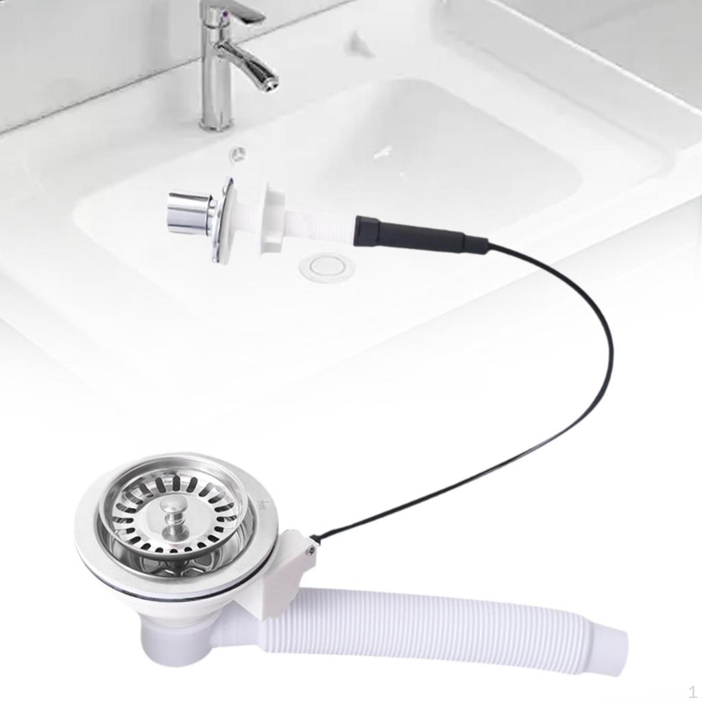 Drain Strainer for Mop Sink Cable Control Accessories Bathroom Garden Stable