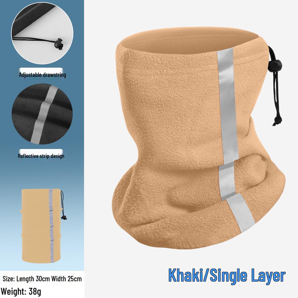 Adjustable Multifunctional Neck Warmer: Windproof Skiing & Cycling Gaiter for Autumn & Winter
