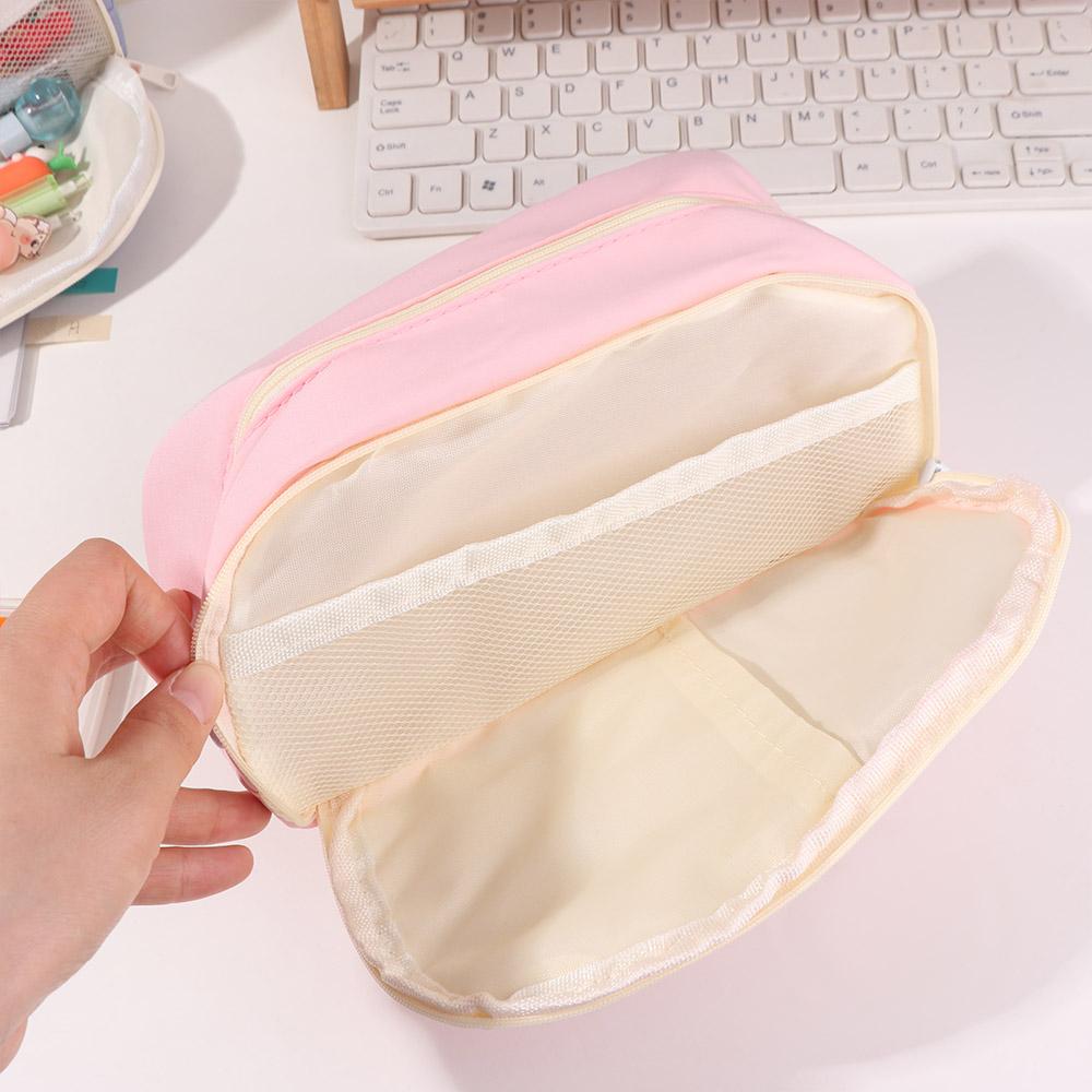 Großes Federmäppchen Einfaches Design Doppellagiges Federmäppchen Schultüten-Tasche Zurück zur Schule