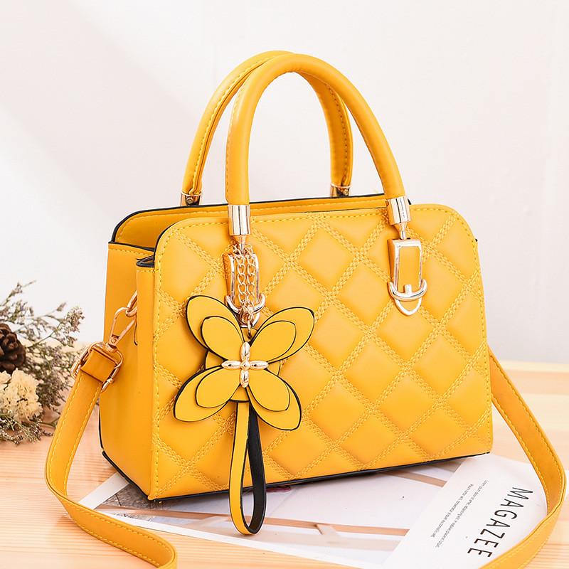 IELGY Ladies Messenger Bag Fashion Rhombus Portable Small Square Bag