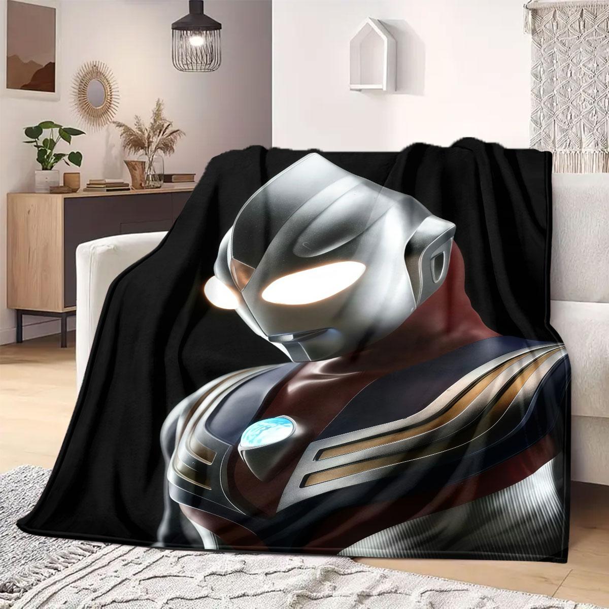 

Ultraman anime Flannel Blanket Warm,Comfortable,Suitable for Bedrooms,Sofas,Beds,Chairs,Picnics,Travel 75x90cm