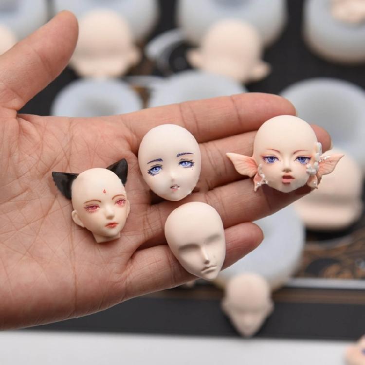 Baby Head Mould Clay Resin Mould for Making Cake Fondant Decorations