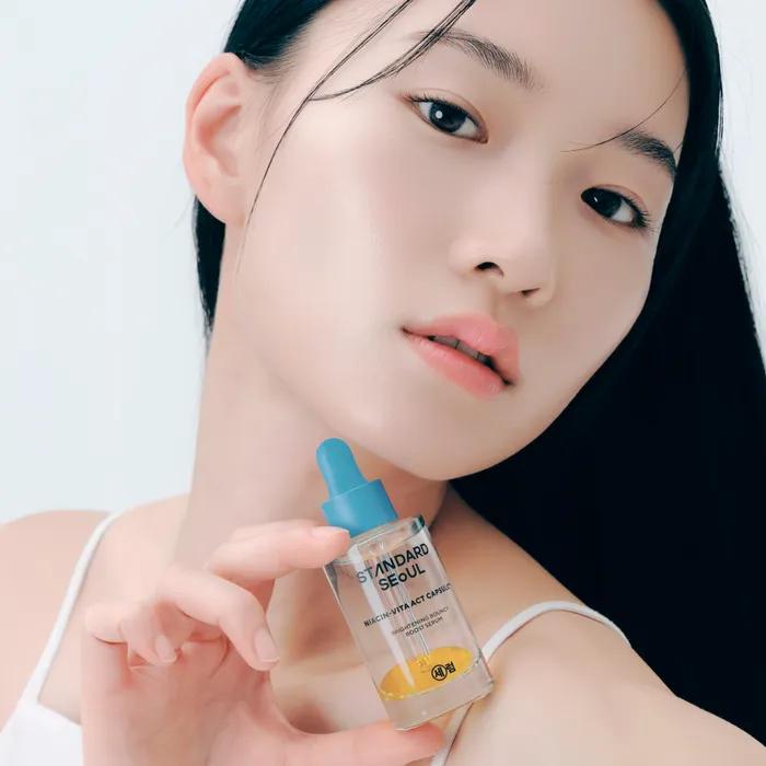 Collagen Elasticity / Vitamin Whitening / Hyaluronic Acid Deep Moisturizing Plump Ball Serum 30ml (3 Types) Firming Serum (Pink-PDRN/Deep Pore Elasticity)