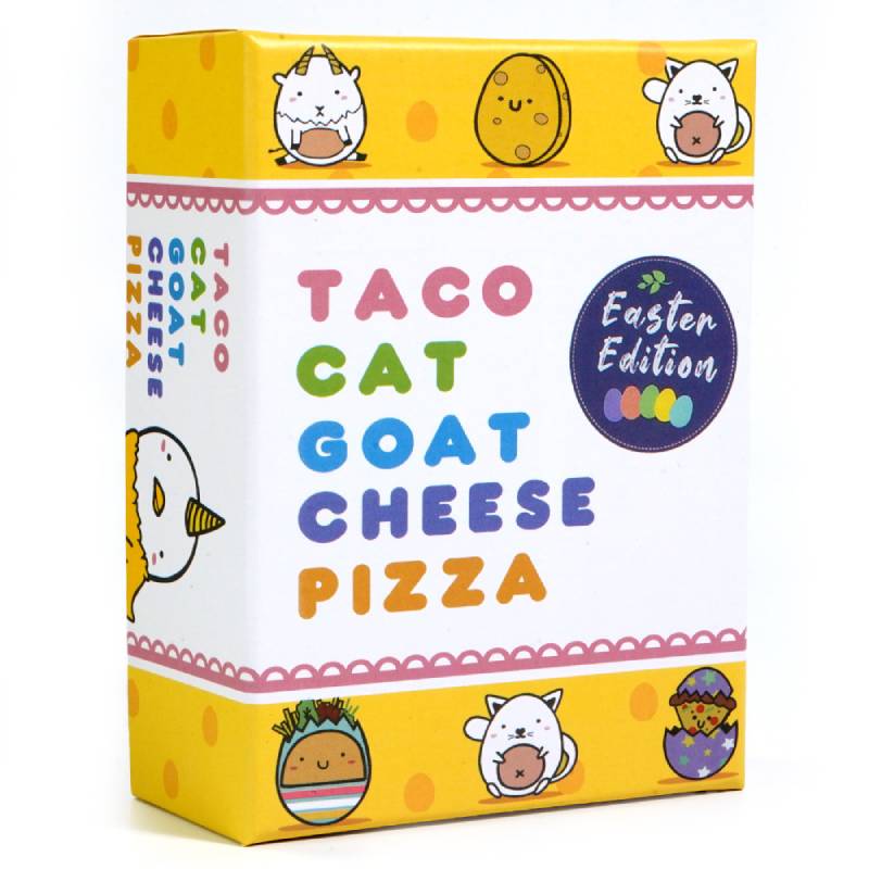 Taco Goat Cat Cheese Pizza Card Board Game Family Parties Interactive Gifts