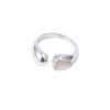 Elegant Water Drop Adjustable Ring for Women - Light Luxury & Fashionable Index Finger Accessory