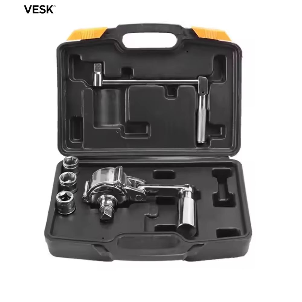 

Торсионный мультипликатор крутящего момента с кейсом для переноски Тип для снятия гаек колес Разборка автомобильной шины Экономия труда