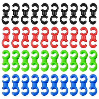 10 Stück Fahrrad Drehbar Leitungsrohr Schnallen MTB Fahrrad Schaltwerk Schaltkabel Klemmen Wiederverwendbar Fahrrad Brems Schaltungsleitung Klemmen