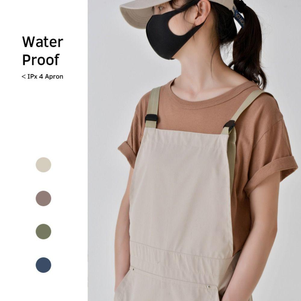 Polyester Cotton Korean Restaurant Apron  Picnics Parties BBQ Camping