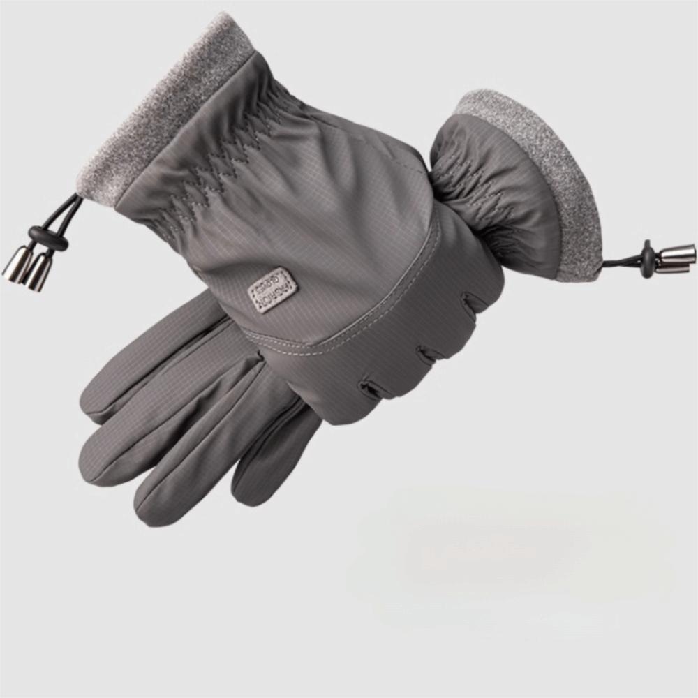 

Touchscreen Winter Gloves Waterproof Skiing Gloves Creative Snow Gloves Motorcycle Riding сірий