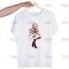 Hanako Kun Mens Harajaku Clothing Summer Streetwear Casual Loose Print Tee Short Sleeve Tops
