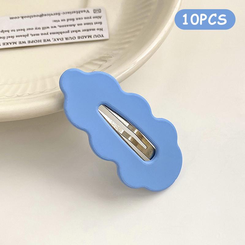 10PCS Fashion Women Hair Accessories Candy Color Hairpin Cloud Fairy Hair Clip Spring Summer Style Barrette Girls Headdress