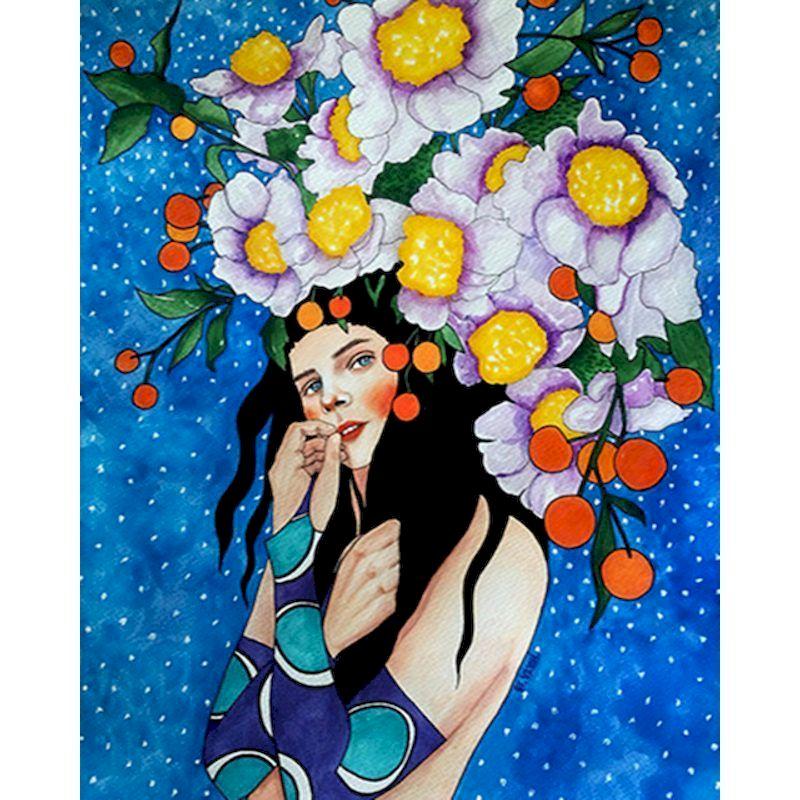 

GATYZTORY 60X75cm Painting By Numbers Girl DIY Picture Paint By Number Figure Drawing On Canvas HandPainted Art Home Decor 20x30cm No Frame