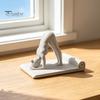 Yoga Pose Decoration 3D Printed Figurine, Universal Mobile Phone Holder Home Decor Stand Stand, Desktop Ornament for Office