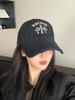 Fashion Hat American retro cross made old baseball cap for men and women couples with holes showing small faces versatile cap casual shade