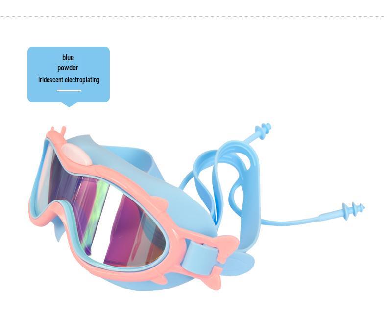 Children's HD Waterproof Anti-Fog Large Frame Swim Goggles