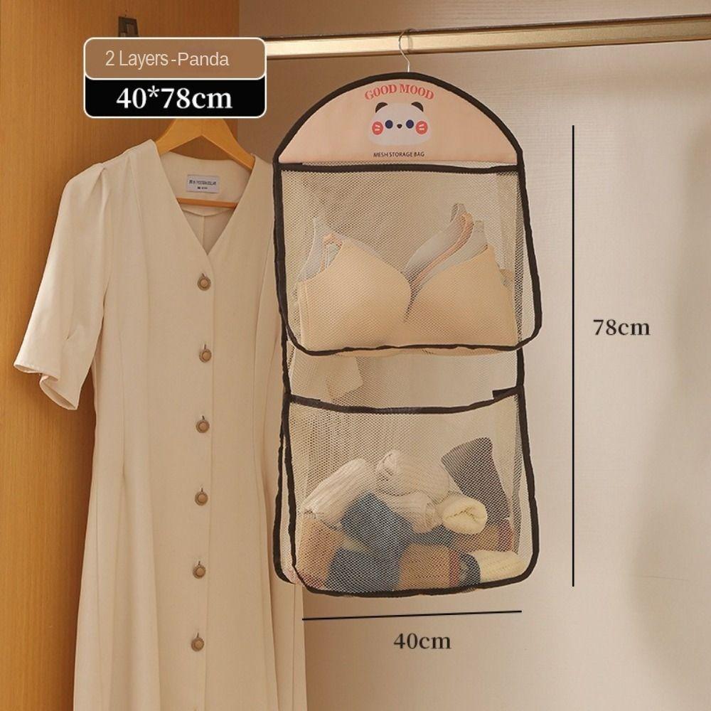 Reusable Bathroom Storage Mesh Bag Underwear Storage Bag  for Toy Clothes sock